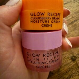 Glow Recipe Cloudberry and Plum Cream Duo - Orange and Pink
